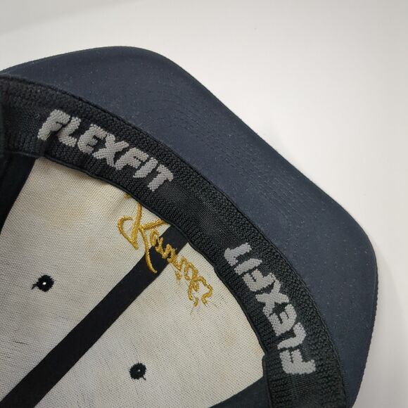 Kenrick's Fitted Hat Black L/XL Embroidered Flexfit Stretch Sport-Tek - Picture 7 of 8